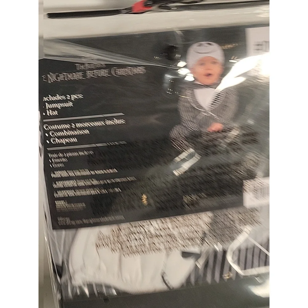 Disney Baby Jack‎ Skellington Costume The Nightmare Before Christmas 6-12 Months - Picture 5 of 7